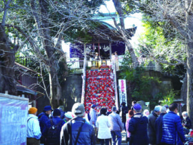 岩槻　イベント　愛宕神社の大雛段飾り